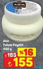 AHİR TULUM PEYNİRİ 450 G AHİR TULUM PEYNİRİ 450 G